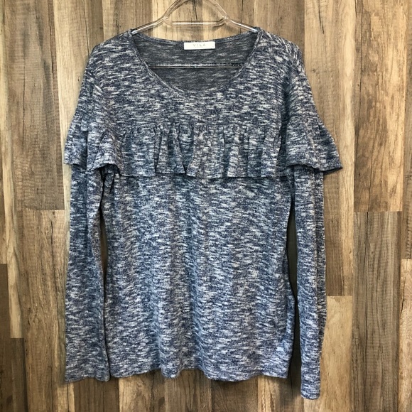 VILA Tops - 🏷 VILA Clothes Ruffle Long Sleeve